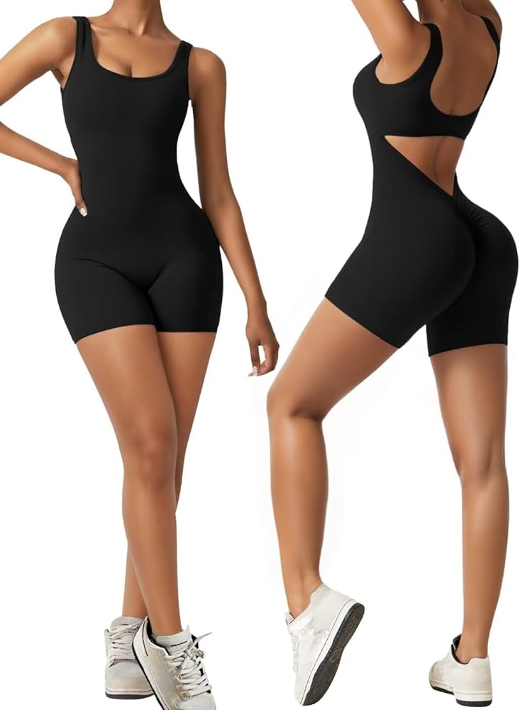 IGNITE™  - VIRAL V-BACK ROMPER