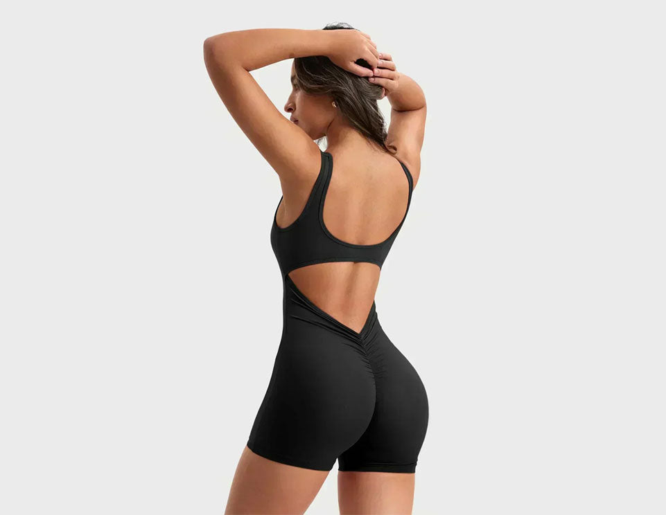 IGNITE™  - VIRAL V-BACK ROMPER